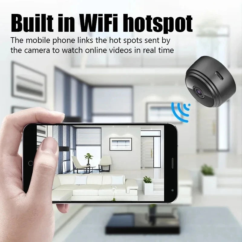 A9 WiFi Mini Camera – Wireless Smart Security Camera for Home, Baby, and Pet Monitoring