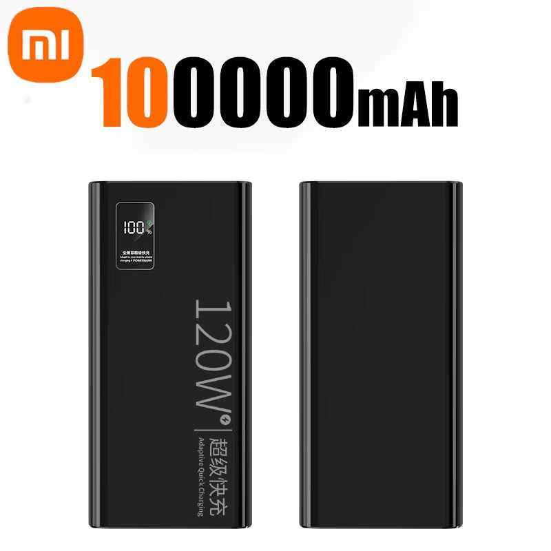 Xiaomi Power Bank 500000Mah 120W Super Fast Charging Large Capacity Battery Charging Powerbank for Iphone Samsung Huawei