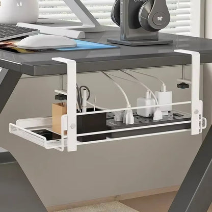 Under Desk Cable Organizer Tray