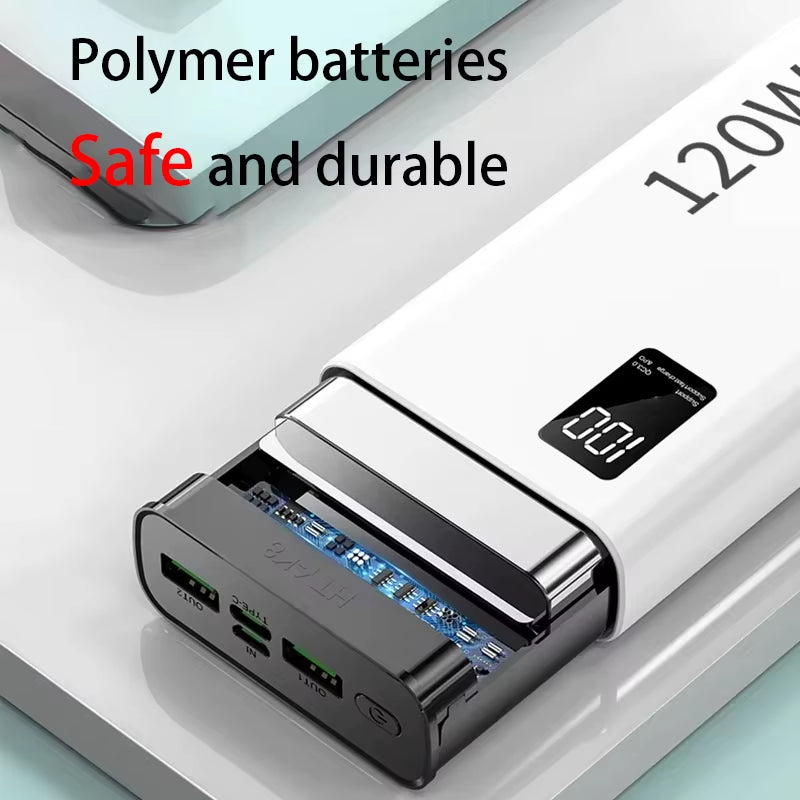 Xiaomi Power Bank 500000Mah 120W Super Fast Charging Large Capacity Battery Charging Powerbank for Iphone Samsung Huawei