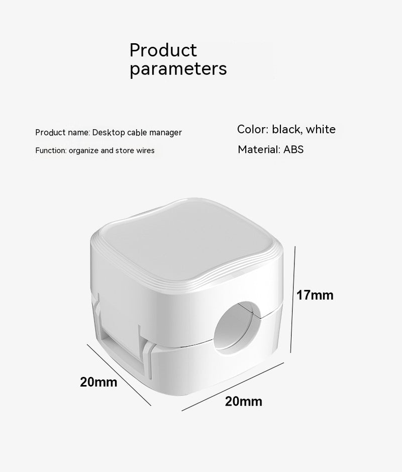 Adjustable Magnetic Cable Clip Organizer