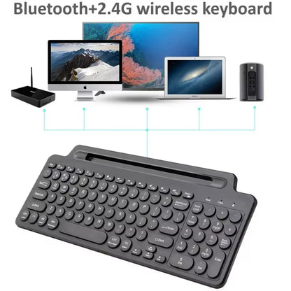 Wireless Keyboard with Touchpad Card Slot Keyboard for Laptop/Tablet/Android/IOS