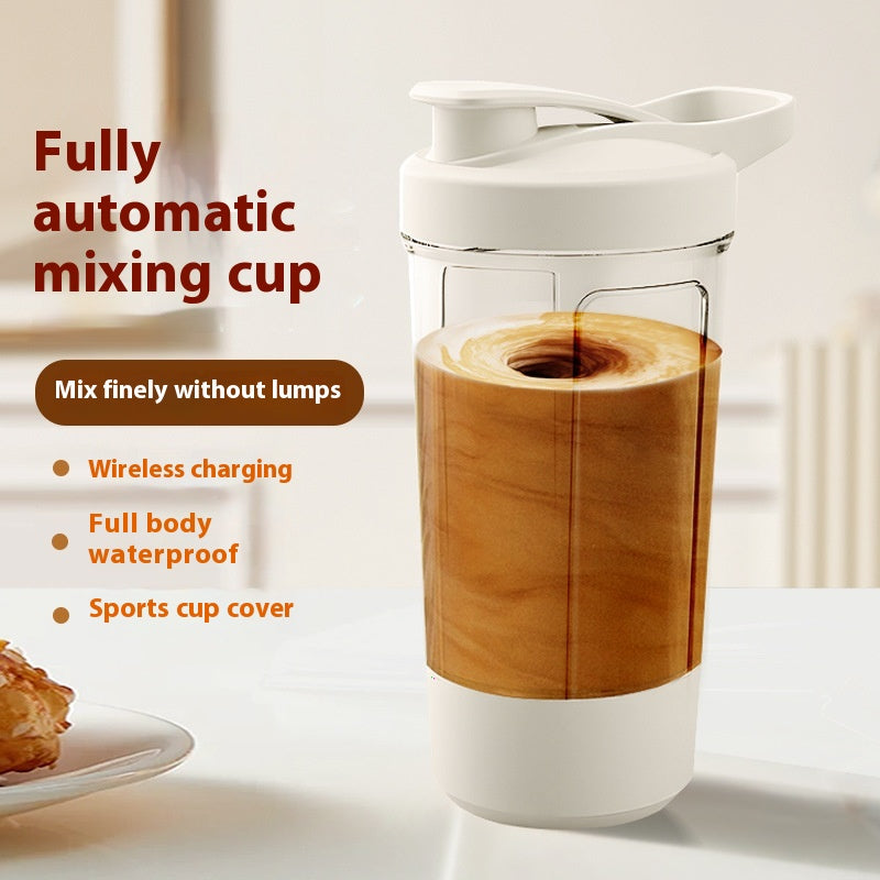 400ML Electric Mixing Cup – Automatic Shaker Bottle for Milk, Coffee, and Protein Shakes (1200mAh)