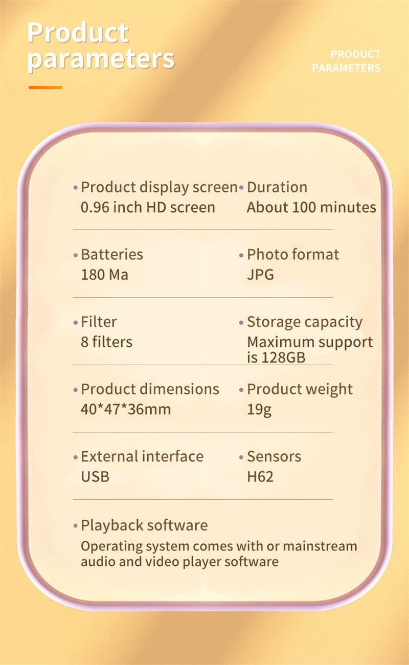 Portable Retro Mini Camera 