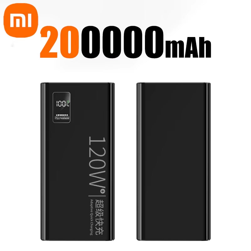 Xiaomi Power Bank 500000Mah 120W Super Fast Charging Large Capacity Battery Charging Powerbank for Iphone Samsung Huawei