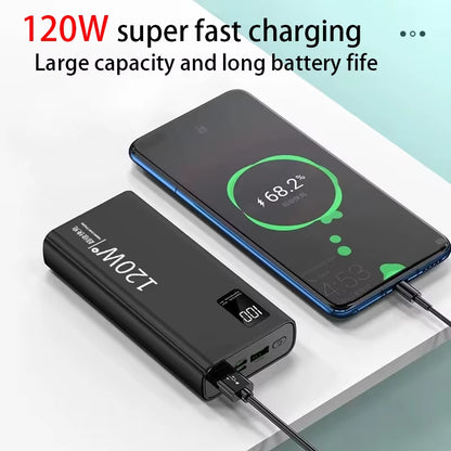 Xiaomi Power Bank 500000Mah 120W Super Fast Charging Large Capacity Battery Charging Powerbank for Iphone Samsung Huawei