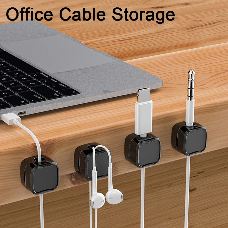 Adjustable Magnetic Cable Clip Organizer