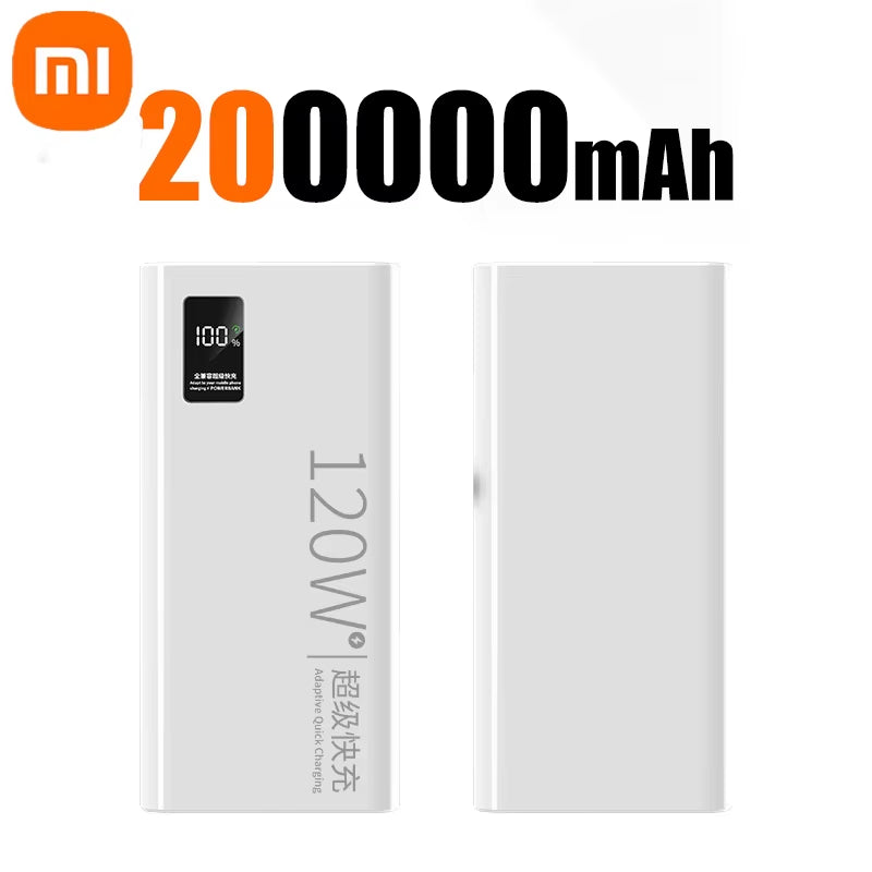 Xiaomi Power Bank 500000Mah 120W Super Fast Charging Large Capacity Battery Charging Powerbank for Iphone Samsung Huawei